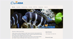 Desktop Screenshot of organicaquaeurope.com